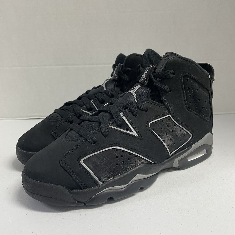 Air Jordan 6 Retro GS Cap and Gown IR2286 010 Size 4 Y Kids Size 5.5 Women Black